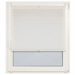 Teba Klemm-Plissee weiß