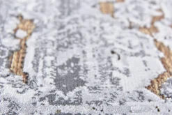 Theo Keller Flachwebteppich goldfarben