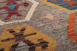 Theo Keller Flachwebteppich mehrfarbig