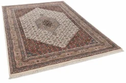 Theo Keller Handknüpfteppich beigebraun