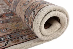 Theo Keller Handknüpfteppich beigebraun