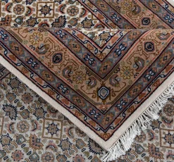 Theo Keller Handknüpfteppich beigebraun