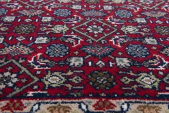 Theo Keller Handknüpfteppich rotblau