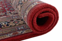 Theo Keller Handknüpfteppich rotblau