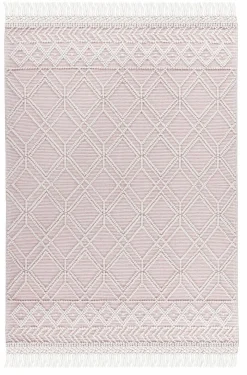 Theo Keller Handwebteppich pink