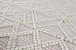 Theo Keller Handwebteppich pink