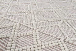 Theo Keller Handwebteppich pink