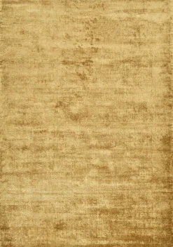 Theo Keller Handwebteppich gelb