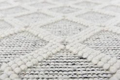 Theo Keller Handwebteppich beige