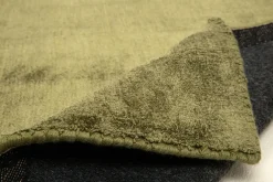 Theo Keller Handwebteppich grün