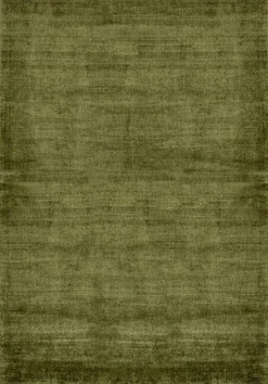 Theo Keller Handwebteppich grün