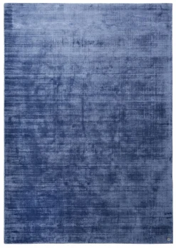 Theo Keller Handwebteppich blau