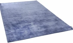 Theo Keller Handwebteppich blau