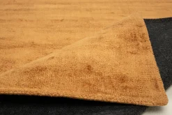 Theo Keller Handwebteppich gelb