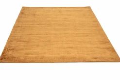 Theo Keller Handwebteppich gelb