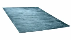 Theo Keller Handwebteppich blau