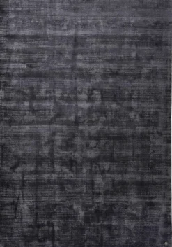 Theo Keller Handwebteppich schwarz