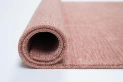 Theo Keller Handwebteppich pink