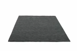 Theo Keller Handwebteppich grauschwarz