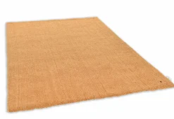 Theo Keller Hochflorteppich goldfarben