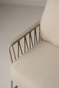 TIERRA OUTDOOR Garten Loungessel beige