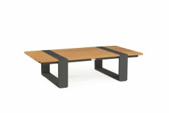 TIERRA OUTDOOR Gartenlounge Set Alu/Teak braungrau