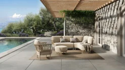 TIERRA OUTDOOR Gartenlounge Set Left grau