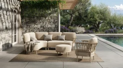 TIERRA OUTDOOR Gartenlounge Set Right grau