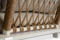 TIERRA OUTDOOR Gartenlounge Set Alu/Teak braunweißbeige