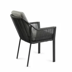 TIERRA OUTDOOR Gartensessel Rope stapelbar grau