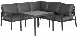 TIERRA OUTDOOR Lounge Corner Set grau