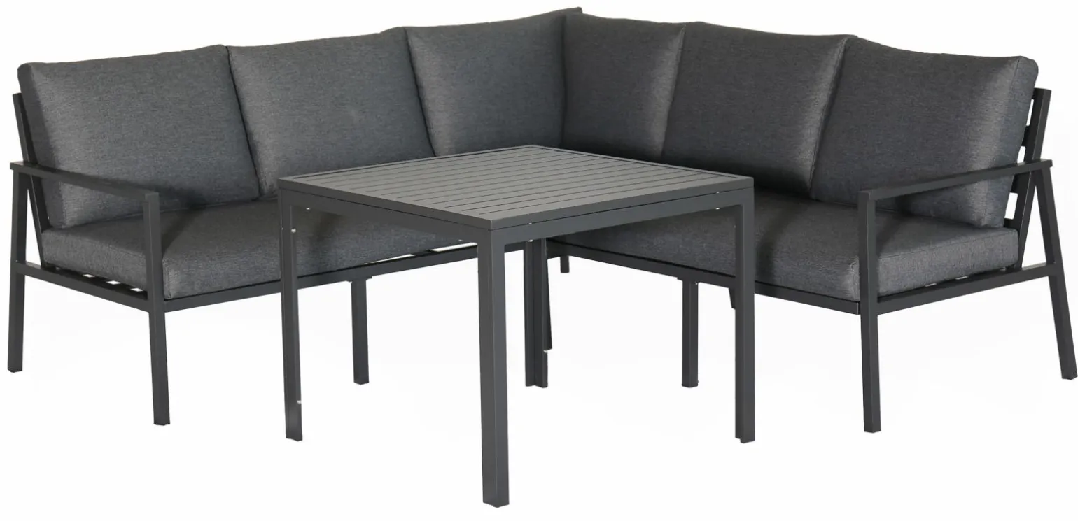TIERRA OUTDOOR Lounge Corner Set grau