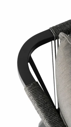 TIERRA OUTDOOR Lounge-Garnitur 3 tlg. grau