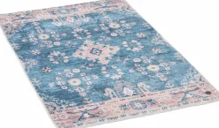 TOM TAILOR Badteppich gewebt blaumehrfarbig