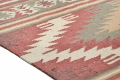 TOM TAILOR Handwebteppich rot