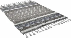 TOM TAILOR Handwebteppich mehrfarbig