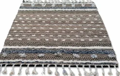TOM TAILOR Handwebteppich mehrfarbig