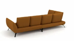 Trapezeckgarnitur gelb