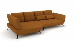 Trapezeckgarnitur gelb