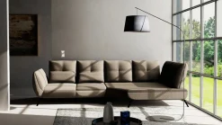 Trapezeckgarnitur grau