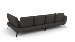 Trapezeckgarnitur grau