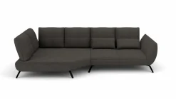 Trapezeckgarnitur grau