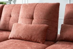 Trapezeckgarnitur rot