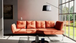 Trapezeckgarnitur rot