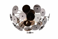 Trio Leuchten Deckenleuchte 3flg schwarz