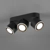 Trio Leuchten LED - Deckenleuchte 3flg schwarz