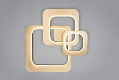 Trio Leuchten LED - Deckenleuchte 3 flg. schwarz