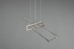 Trio Leuchten LED - Pendelleuchte 1 flg silberfarben