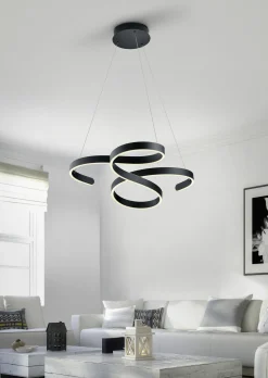 Trio Leuchten LED - Pendelleuchte 1 flg grau