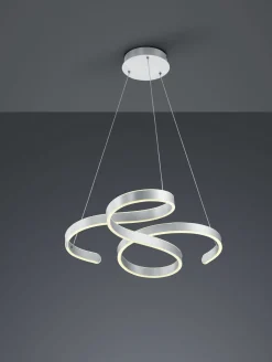 Trio Leuchten LED - Pendelleuchte 1 flg silberfarben